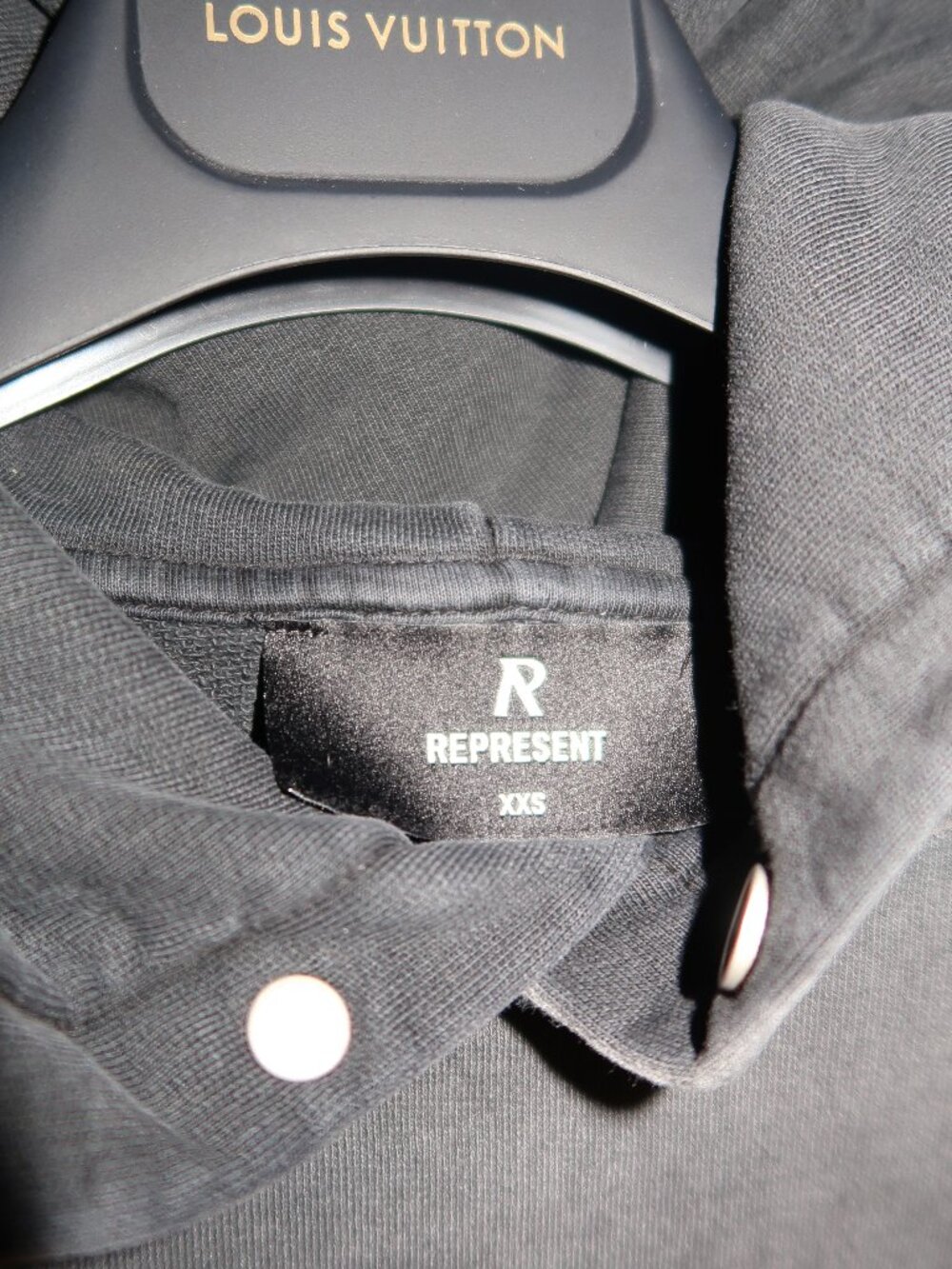Represent Washed Black Hoodie XXS - Picture 4 of 6